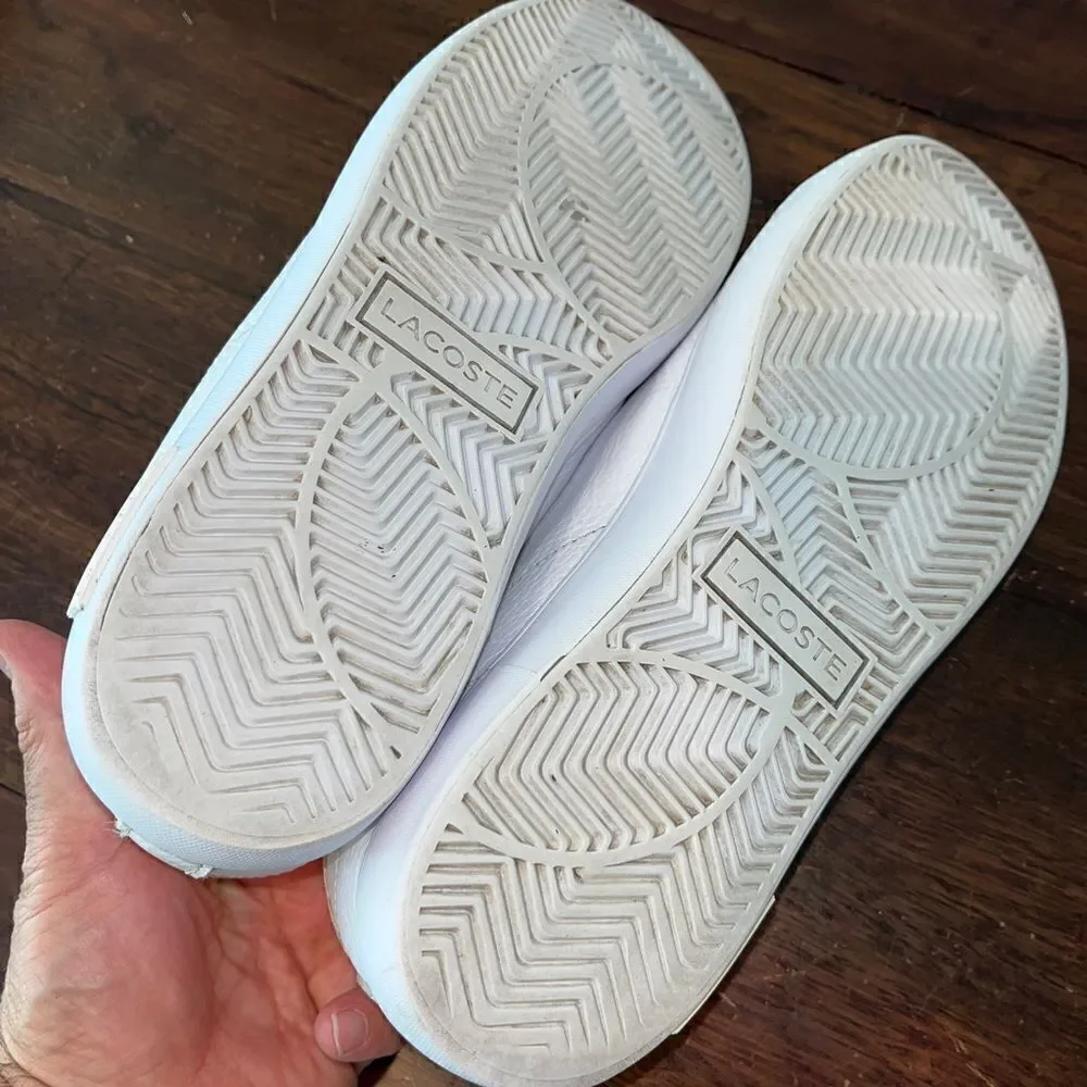 NOVAK Lacoste Powercourt Sneakers Trainers Tennis Shoes 10 1/2 US UK 9.5/Euro 44